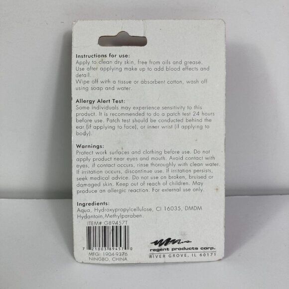 Halloween Zombie Makeup with Fake Blood Scab Prosthetics Horror Costume Scary - Picture 11 of 11